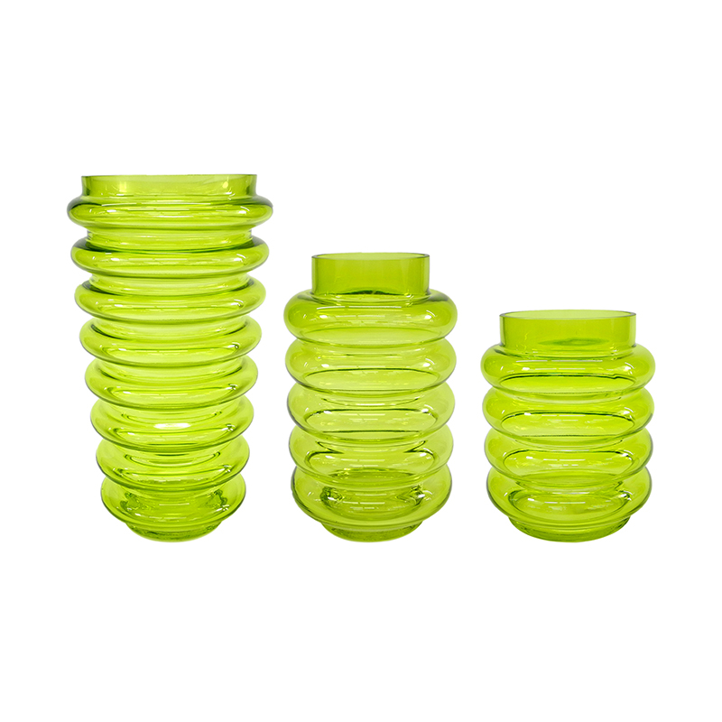 Green Spray Glass Vase YD-ND-427