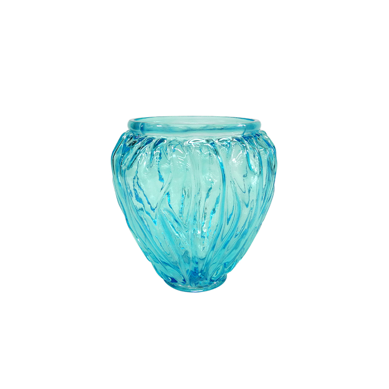 Blue Spray Glass Vase YD-ND-433