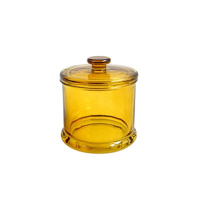 Yorklsun Glassware Brown Candle Holder & Wax Bottle YD-HDWC-052