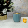Blue Candle Holder & Wax Bottle YD-HDWC-103