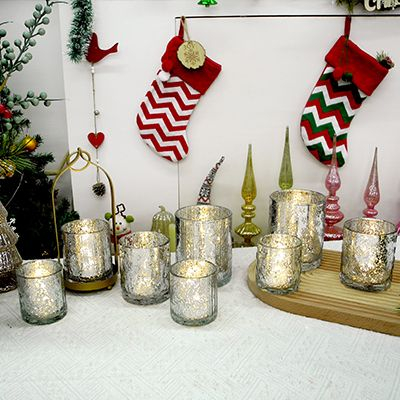 Yellow Christmas Candle Holder & Wax Bottle YD-ND-039