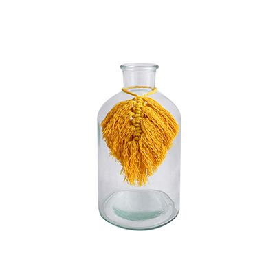 Cotton Thread Leaves Glass Vases YD-ACC-021