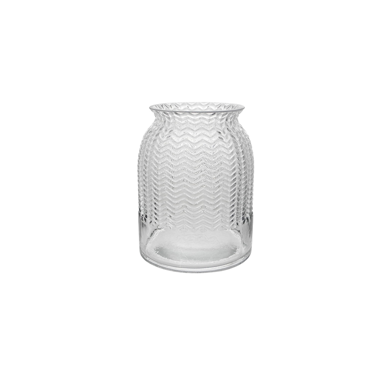 Wave Pattern Glass Vase YD-CGV-135