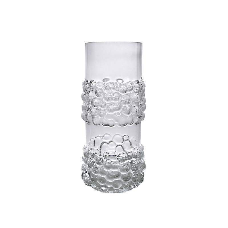 Ball Segmented Relief Glass Vase YD-CGV-166