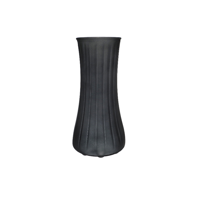 Curved Frosted Glass Vase YD-TDH-170