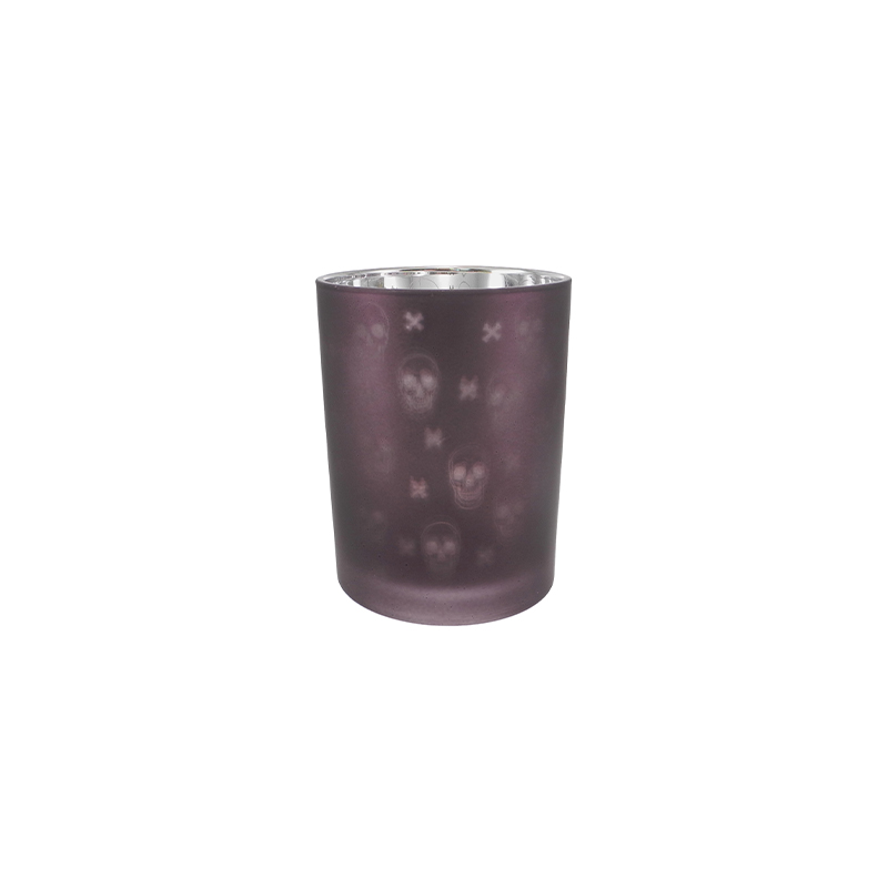 Halloween Electrically Plated Glass Candleholder YD-HAL-124