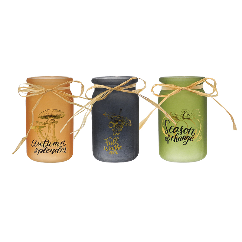 Autumn Patterned Glass Vase YD-TDH-142