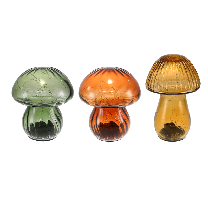 Colored Glass Mushroom Decorative Lamp YD-TDH-128