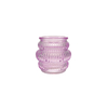 Spring Striped Spray-Colored Glass Candle Holder YD-SS-146