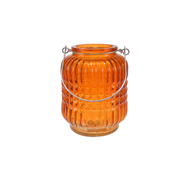 Autumn-colored Flower Buds Vase with Handle YD-TDH-149