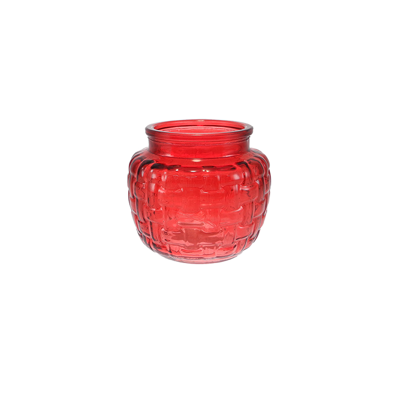 Textured Colored Glass Vase YD-TDH-153