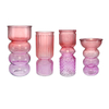 Pink And Purple Gradient Colored Glass Vase YD-SS-155