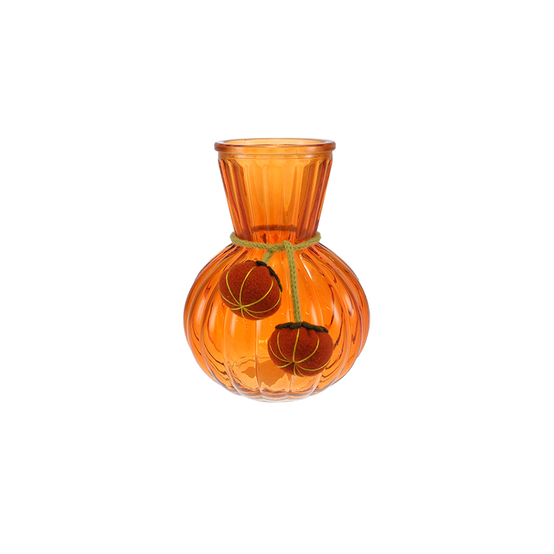 Pumpkin Accessory Colored Glass Vase YD-TDH-133