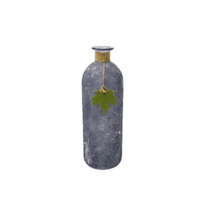 Autumn Maple Midnight Blue Glass Lamp Bottle YD-TDH-010