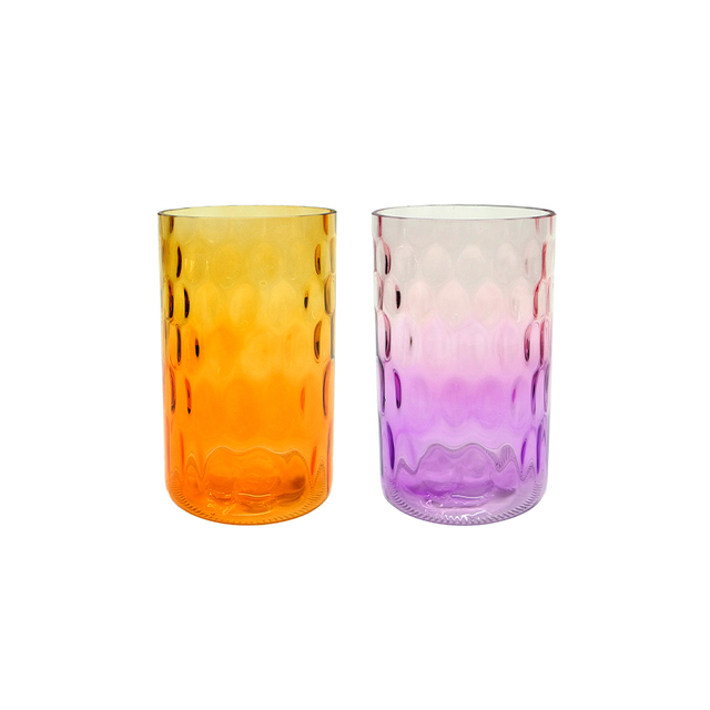 Straight Round Texture Spray Color Vase YD-ND-325