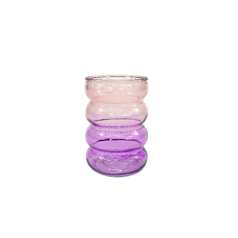 Gradient Spray Color Glass Vase YD-ND-320