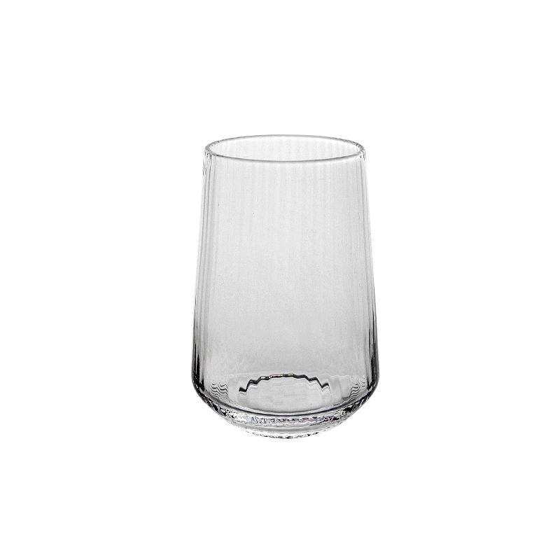 Tapered Striped Glass Vase YD-CGV-216