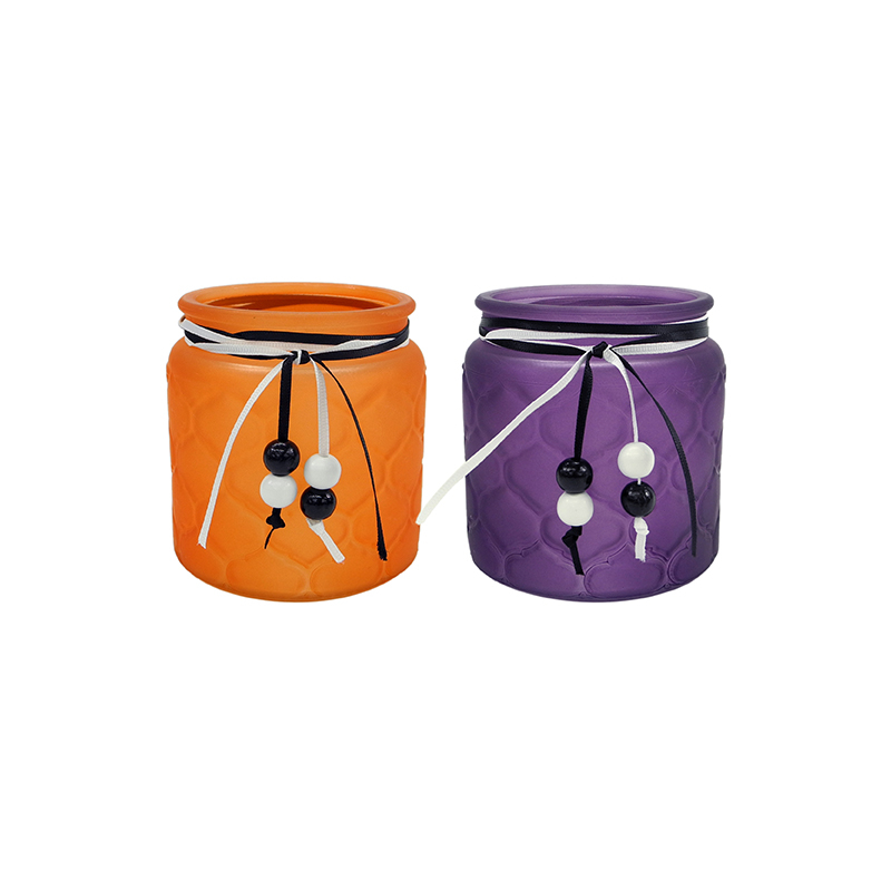 Halloween Frosted Glass Jar YD-HAL-105