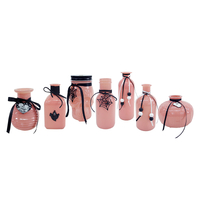 Halloween Pink Enamel Glass Bottle YD-HAL-110
