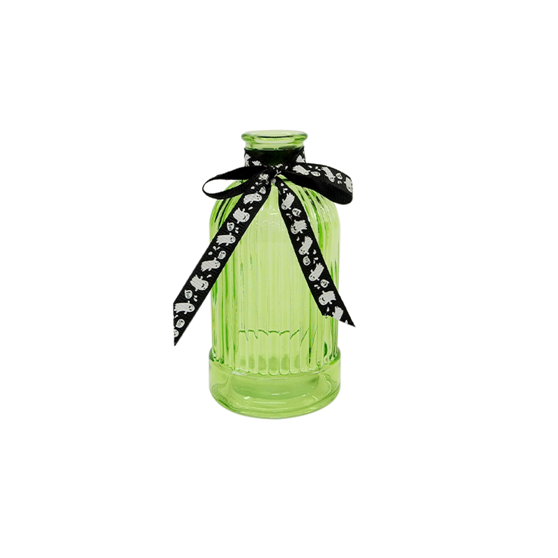 Halloween Striped Lace-Up Glass Bottle YD-HAL-092