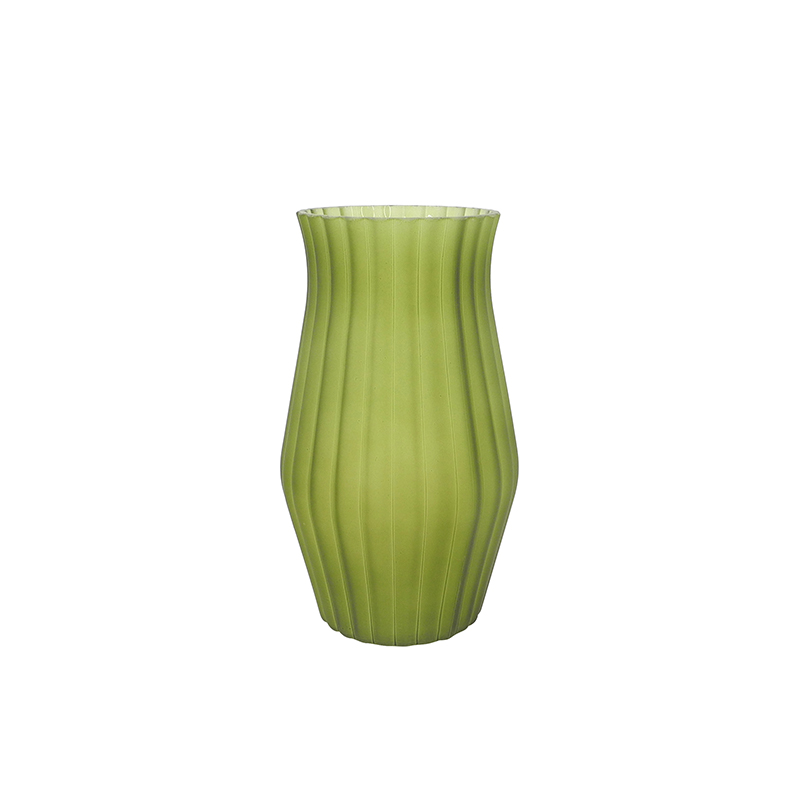 Frosted Glass Vase in Autumn YD-TDH-070