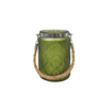 Cylindrical Broken Silver Glass Vase YD-TDH-074