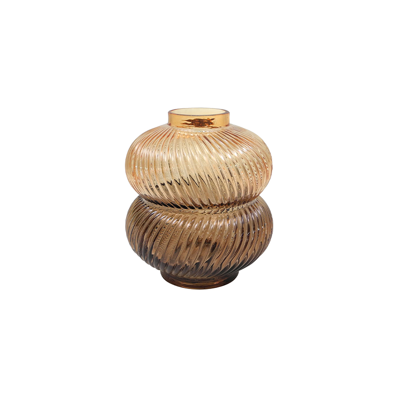 Two-color Spray-painted Glass Vase YD-TDH-068