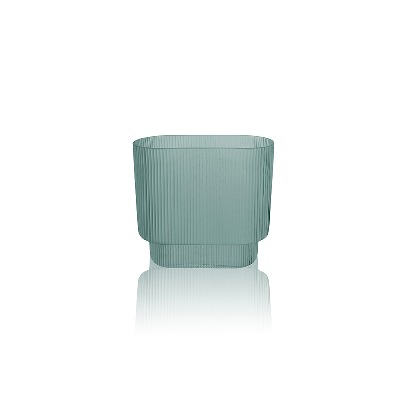 Ocean Series Frosted Glass Vase YD-OBS-080