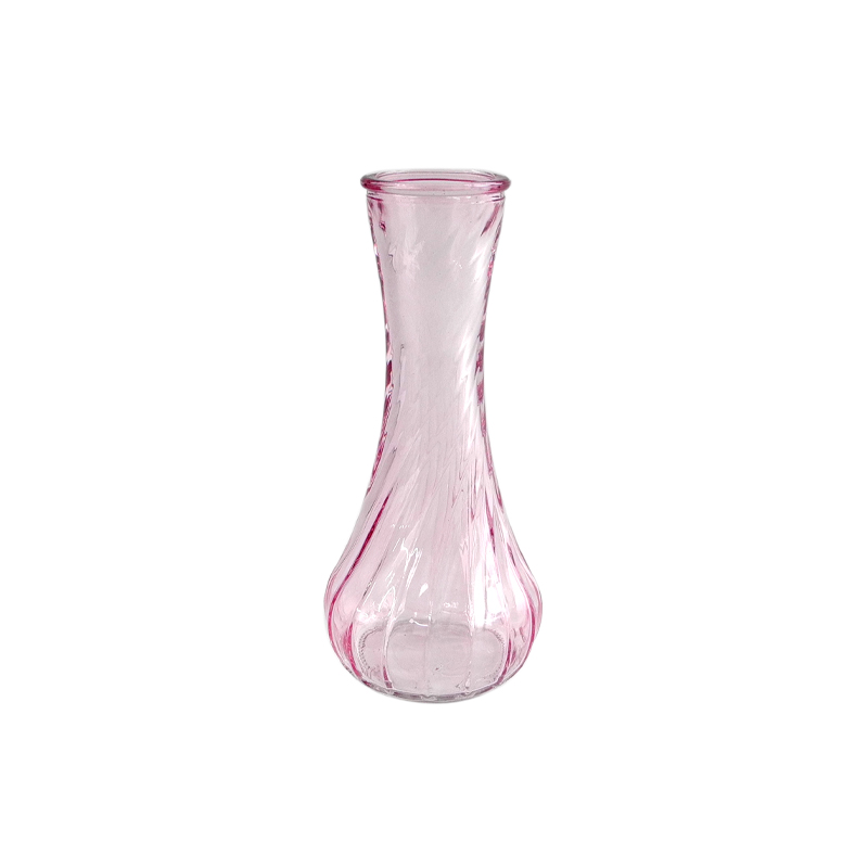 Curved Textured Glass Vase YD-VL-018