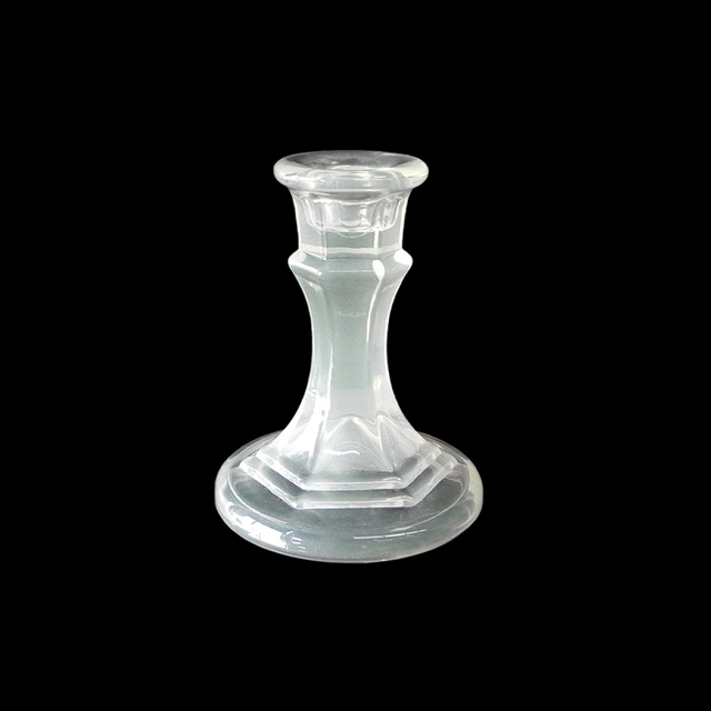 White Glass Candle Holder YD-ND-251