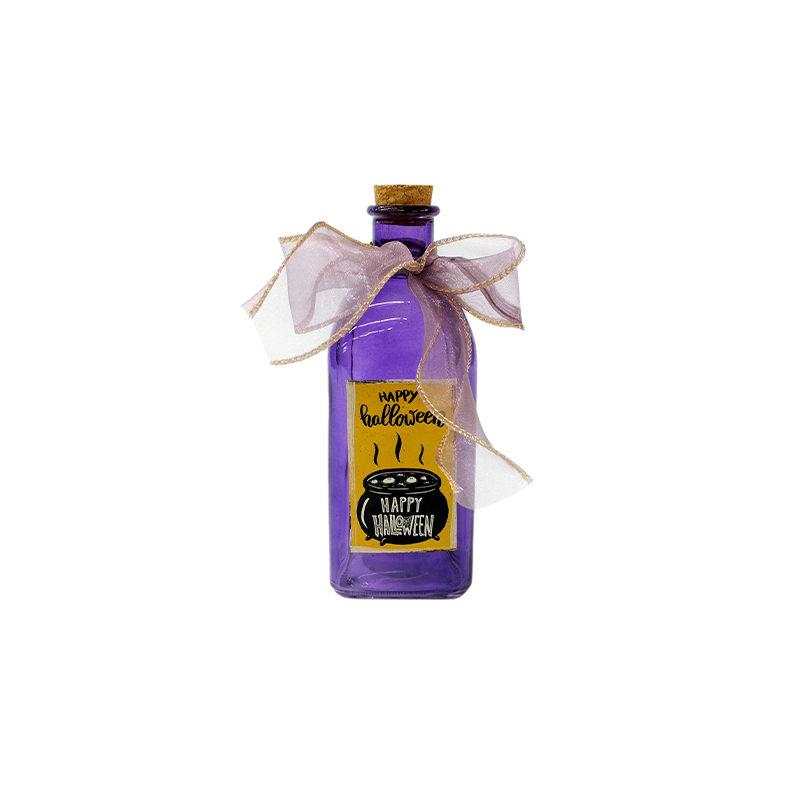 Colorful Halloween Ribbon Glass Bottle YD-HAL-065