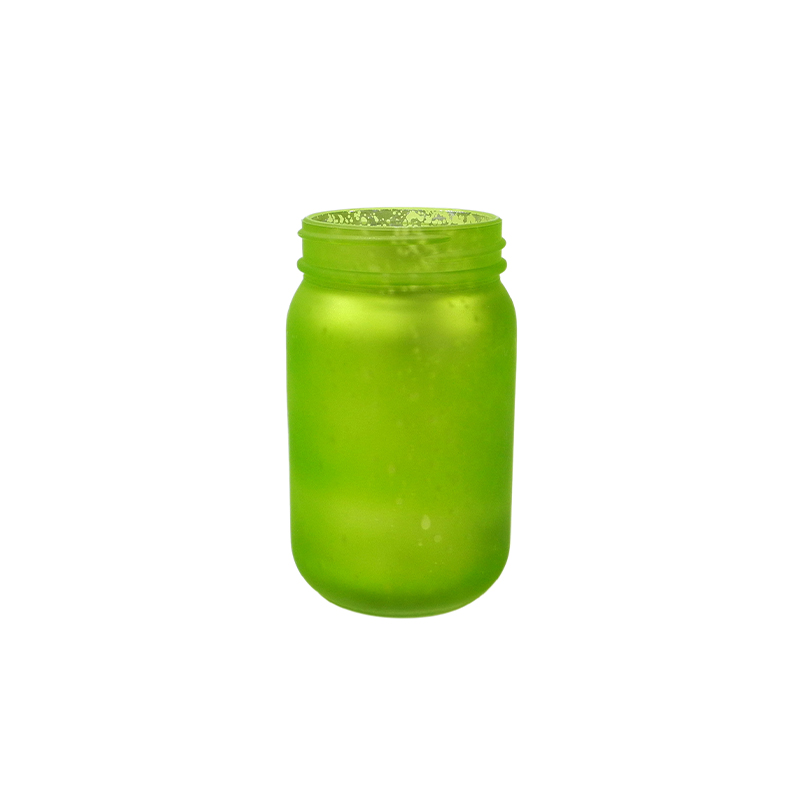 Halloween Electroplated Corroded Glass Bottle YD-HAL-066