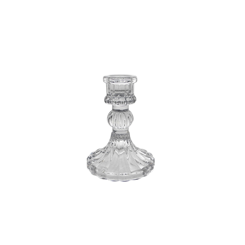 Exquisite Glass Candle Holder YD-HDWC-167