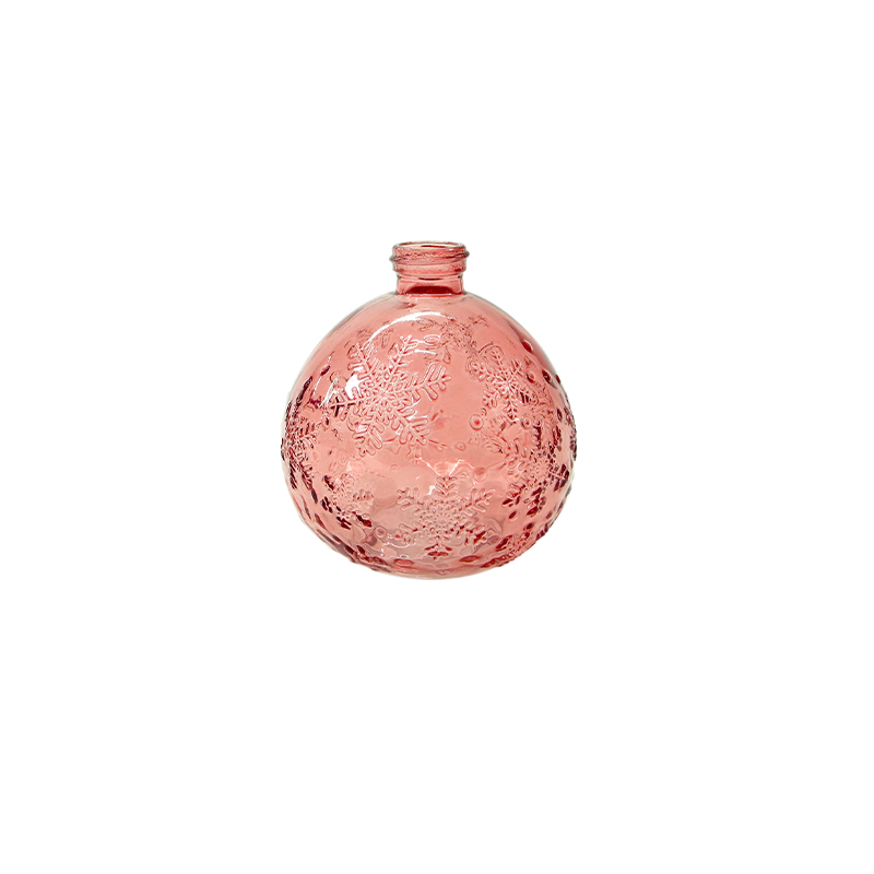 Snowflake Pattern Glass Bottle YD-CX-064