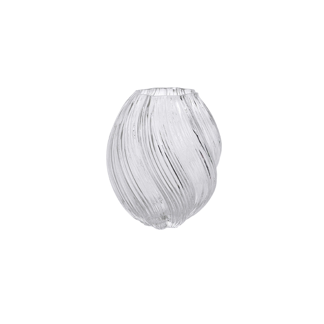 Special-shaped Striped Glass Vase YD-CGV-041