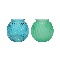 Twill Ball Glass Vase YD-OBS-147