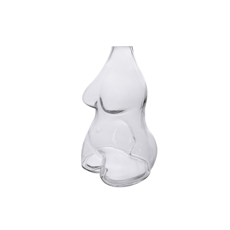 Curved Clear Glass Vase YD-CGV-051