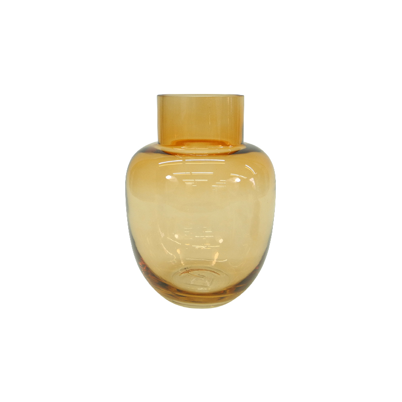 Light Brown Glass Vase YD-SS-101