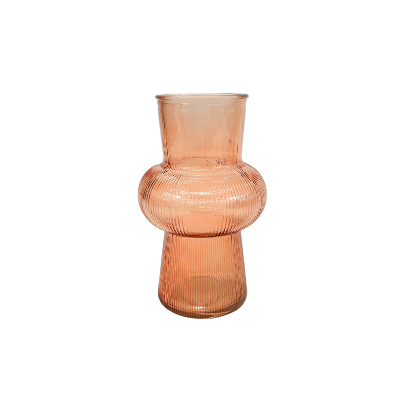 Spring Striped Glass Vase YD-SS-113