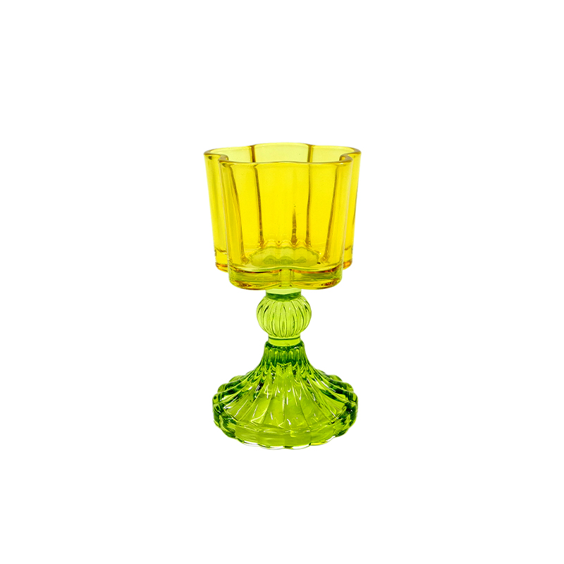 Floral Mosaic Spray-painted Candlestick YD-ND-407