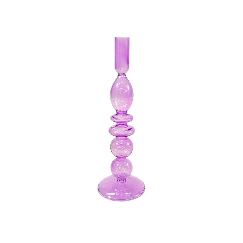 Spray-painted Glass Candle Holder YD-ND-413