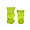 Green Cylinder Spray Colored Glass Vase YD-ND-426