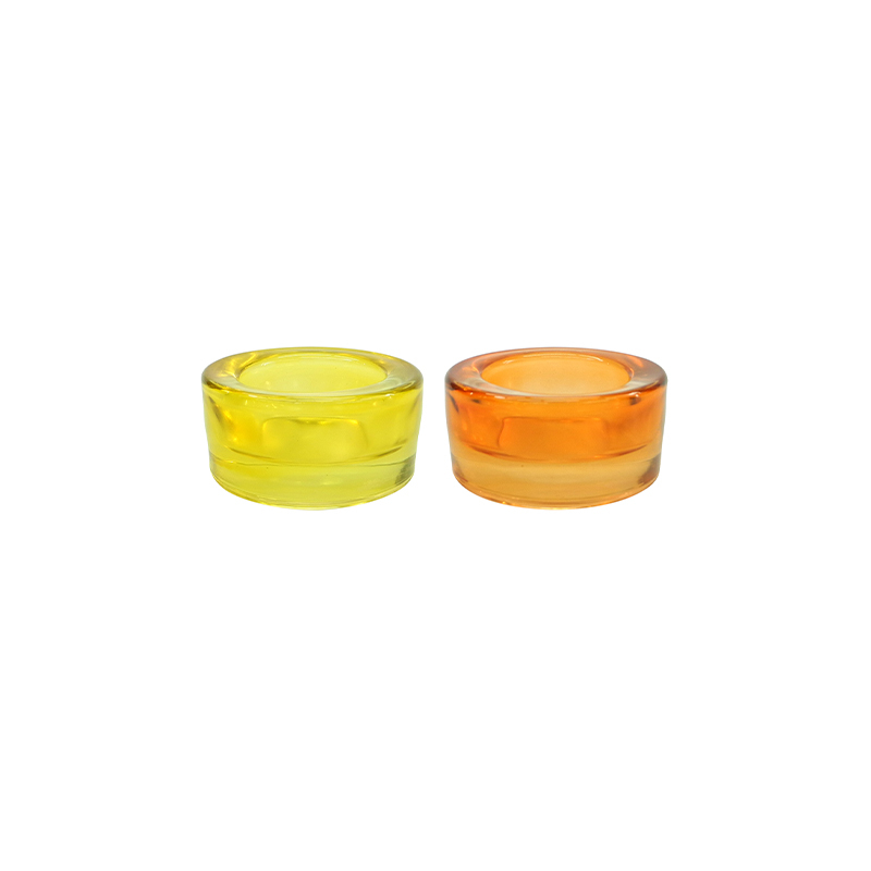 Spray Colored Glass Cylinder Small Candle YD-ND-400