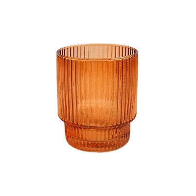 Yorklsun Glassware Brown Candle Holder & Wax Bottle YD-TDH-041