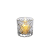 Transparent Diamond Candle Holder & Wax Bottle YD-HDWC-017