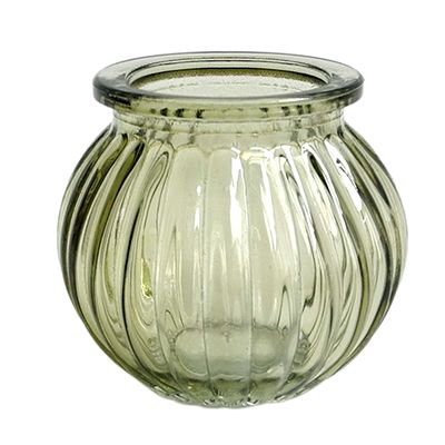 Yorklsun Glassware Green Candle Holder & Wax Bottle YD-ND-177