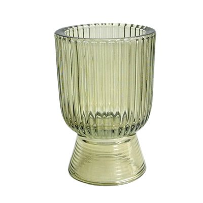 Yorklsun Glassware Green Holder & Wax Bottle YD-HDWC-046