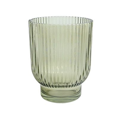 Yorklsun Glassware Green Holder & Wax Bottle YD-HDWC-046