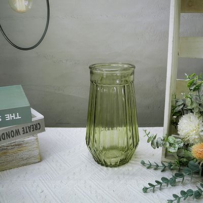 Green Candle Holder & Wax Bottle YD-ND-178