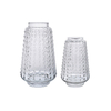 Textured Glass Vase With Base YD-CGV-080
